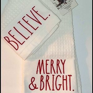 Rae Dunn Christmas Towels